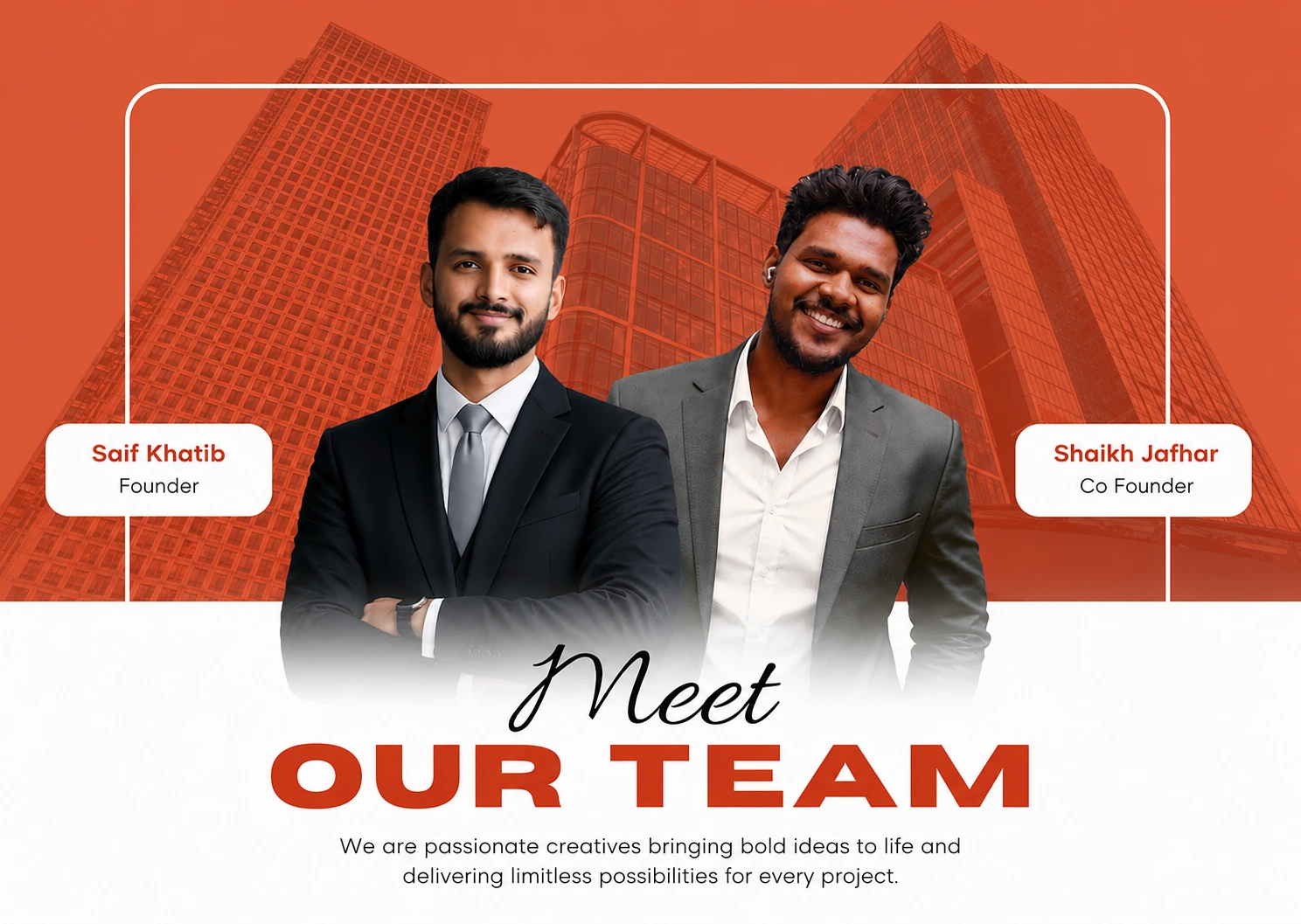 Getmereach Founders - Shaikh Jafhar, Saif Khatib